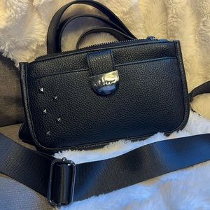 Rad/Rev 4 in 1 wallet black+gunmetal special dot print interior